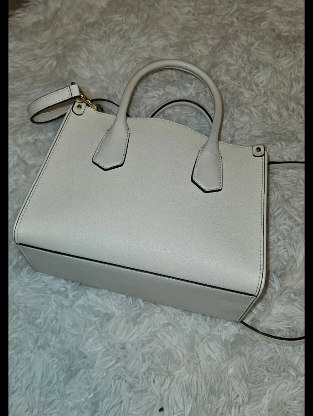 Michael Kors White Studded Purse